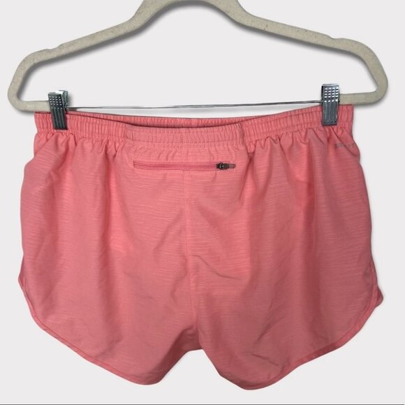 Nike High Rise Running Shorts Pink Large Modern‎ Tempo Breathable Lightweight L - Picture 4 of 15